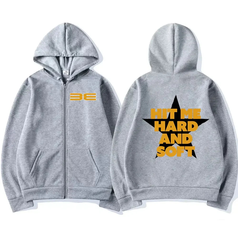 Hit Me Hard and Soft Tour Zipper Hoodies
