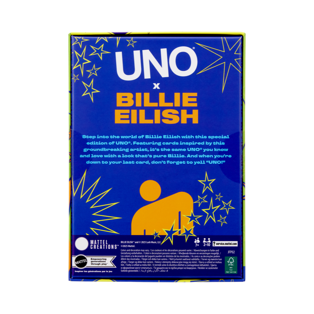 LIMITED BILLIE EILISH UNO DECK